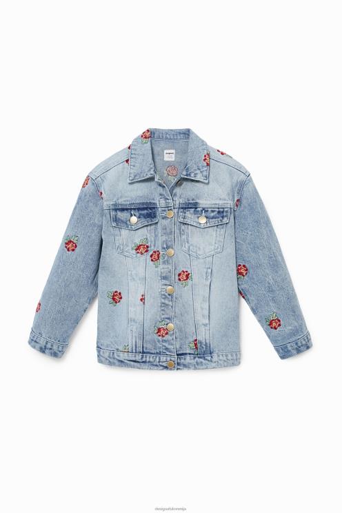 oblačila NFXLT1861 dekle Desigual roza jeans jakna