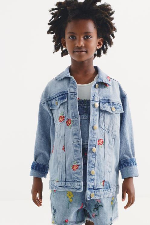 oblačila NFXLT1861 dekle Desigual roza jeans jakna