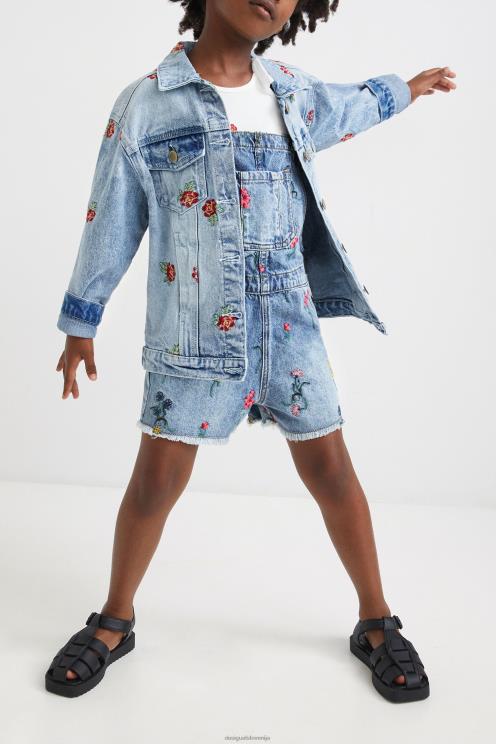 oblačila NFXLT1861 dekle Desigual roza jeans jakna