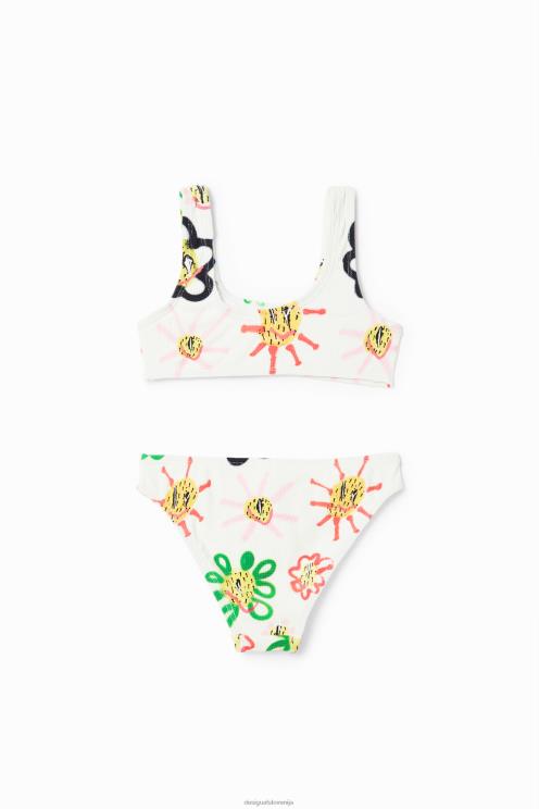 oblačila NFXLT1154 dekle Desigual cvetlični bikini