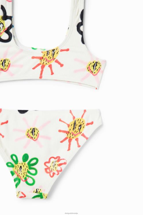 oblačila NFXLT1154 dekle Desigual cvetlični bikini
