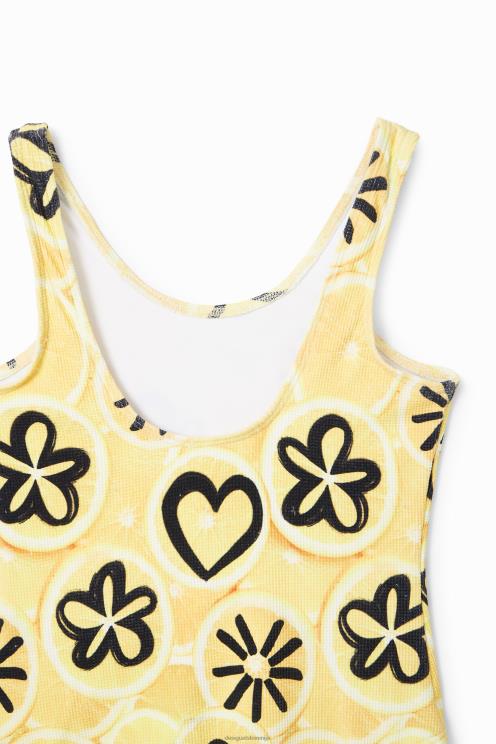 oblačila NFXLT1822 dekle Desigual umetniško potiskane kopalke