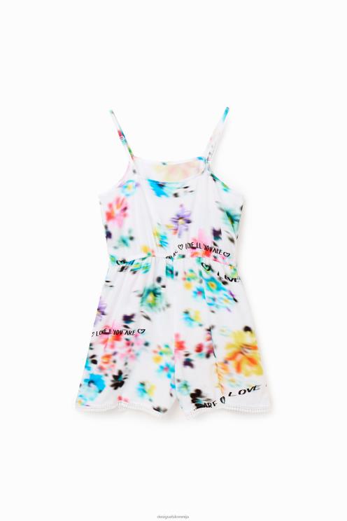 oblačila NFXLT1157 dekle Desigual kratka igrala z naramnicami