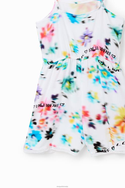 oblačila NFXLT1157 dekle Desigual kratka igrala z naramnicami