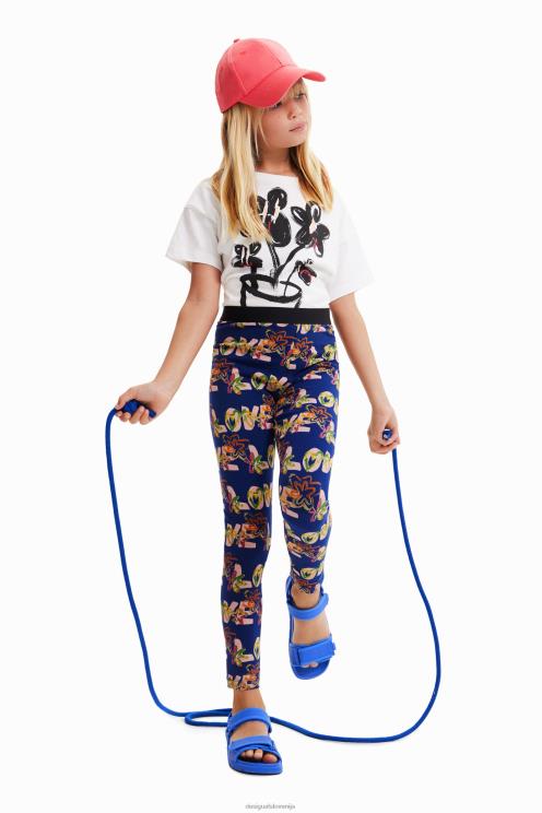 oblačila NFXLT1703 dekle Desigual obožujem cvetlične pajkice