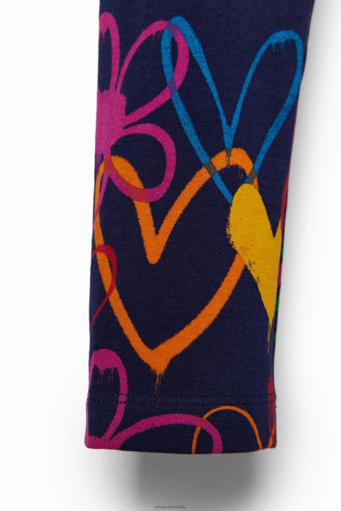 oblačila NFXLT1705 dekle Desigual dolge srčkane pajkice