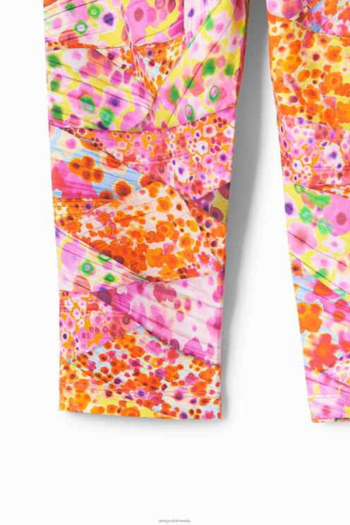 oblačila NFXLT1749 dekle Desigual cvetlične kapri pajkice