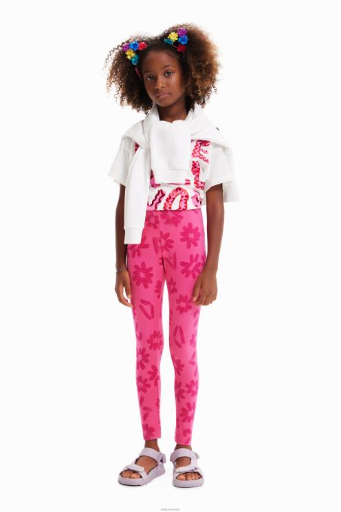 oblačila NFXLT1756 dekle Desigual dolge cvetlične pajkice