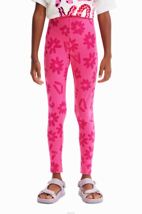 oblačila NFXLT1756 dekle Desigual dolge cvetlične pajkice