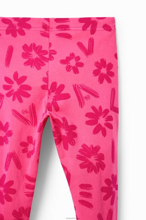 oblačila NFXLT1756 dekle Desigual dolge cvetlične pajkice