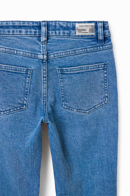 oblačila NFXLT1771 dekle Desigual svetleče flare jeans hlače