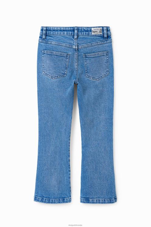 oblačila NFXLT1771 dekle Desigual svetleče flare jeans hlače
