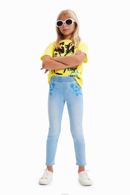 oblačila NFXLT1780 dekle Desigual bleščice jeggings