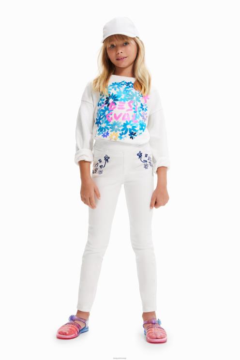 oblačila NFXLT1797 dekle Desigual bleščice jeggings