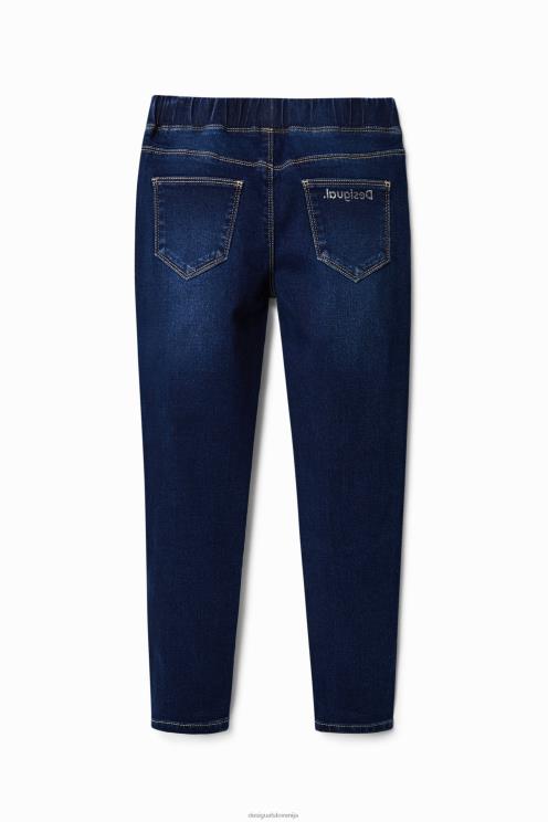 oblačila NFXLT1804 dekle Desigual tanki jeggings z motivi
