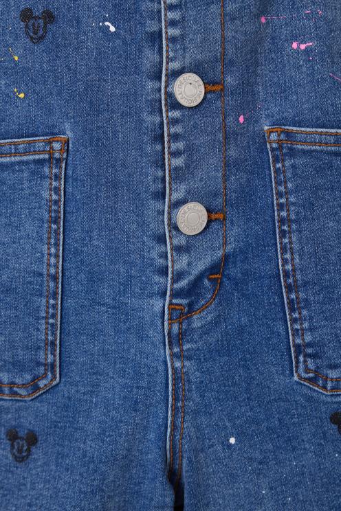 oblačila NFXLT1834 dekle Desigual kratke hlače iz džinsa Mickey Mouse disney