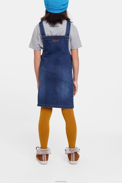 oblačila NFXLT1839 dekle Desigual vezeni kombinezoni iz jeansa