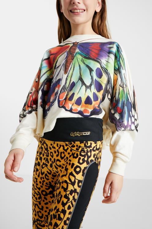 oblačila NFXLT1881 dekle Desigual ozke pajkice z živalskim potiskom