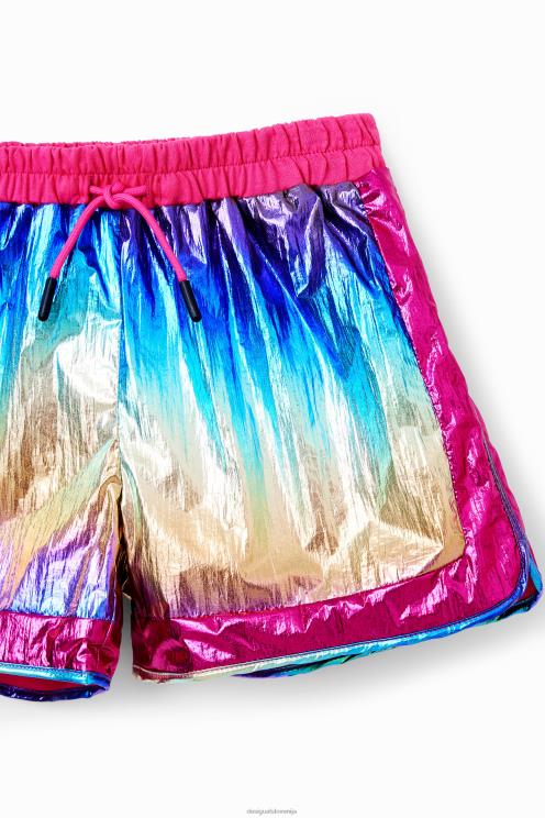 oblačila NFXLT1886 dekle Desigual mavrične kratke hlače