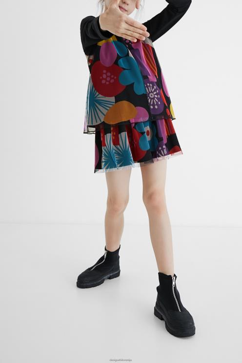 oblačila NFXLT1802 dekle Desigual majica s potiskom iz tila