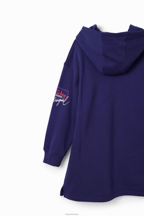 oblačila NFXLT1707 dekle Desigual mickey mouse pulover obleka