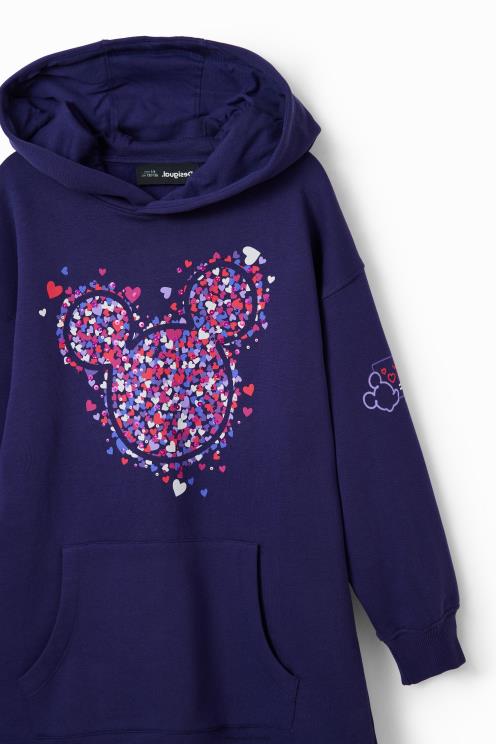 oblačila NFXLT1707 dekle Desigual mickey mouse pulover obleka