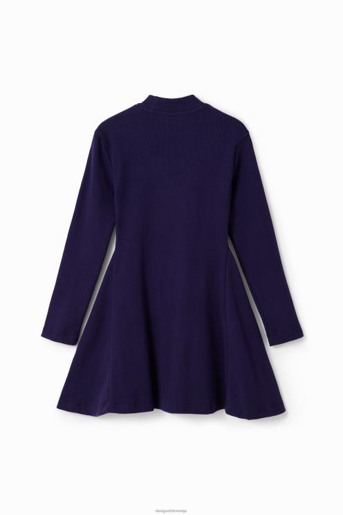 oblačila NFXLT1731 dekle Desigual obleka z izrezom v obliki srca