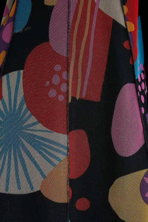 oblačila NFXLT1760 dekle Desigual obleka s potiskom iz tila