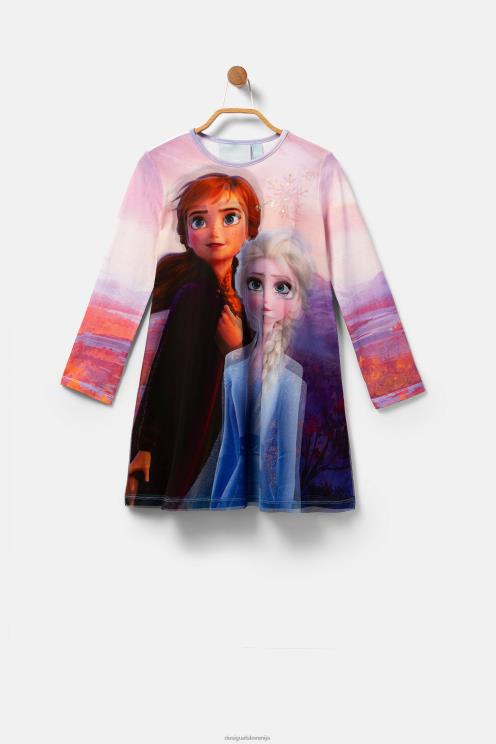 oblačila NFXLT1838 dekle Desigual zamrznjena obleka