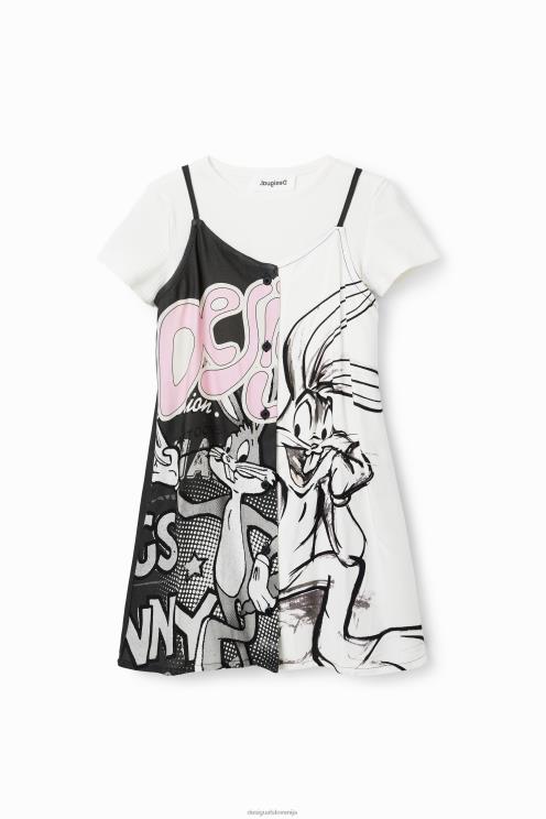 oblačila NFXLT1862 dekle Desigual obleka bugs bunny 2 v 1