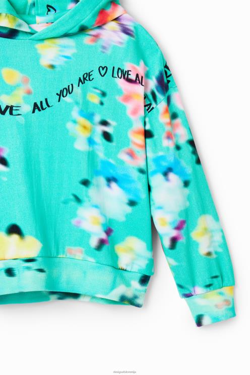 oblačila NFXLT1891 dekle Desigual oversize neosredotočen pulover