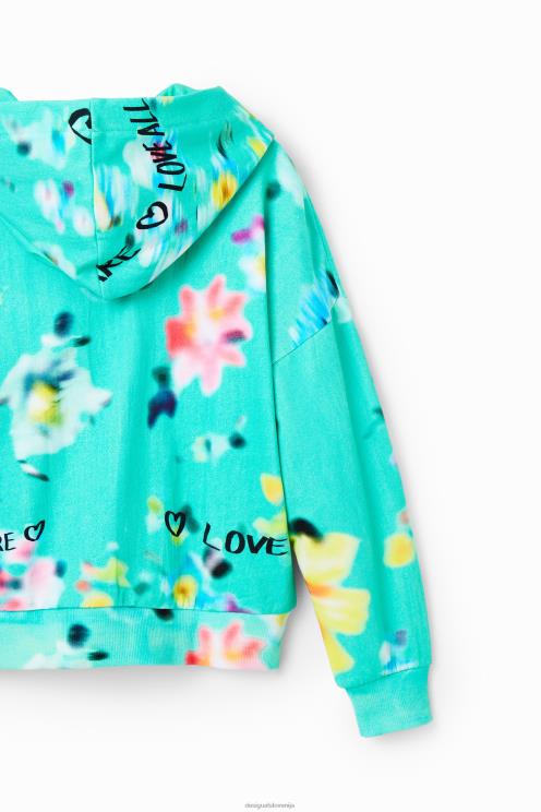 oblačila NFXLT1891 dekle Desigual oversize neosredotočen pulover