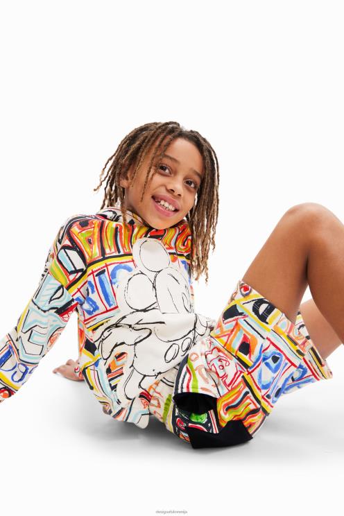 oblačila NFXLT1714 fant Desigual jogger bermude z napisom