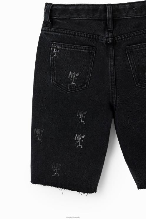 oblačila NFXLT1758 fant Desigual zdaj denim bermude
