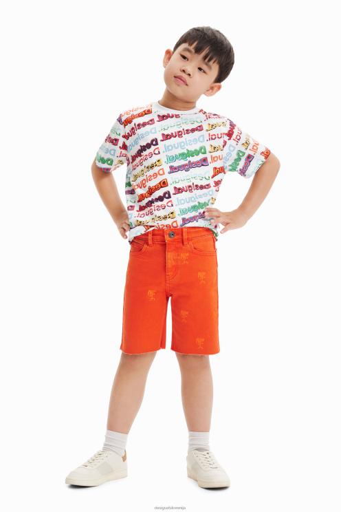 oblačila NFXLT1847 fant Desigual zdaj denim bermude