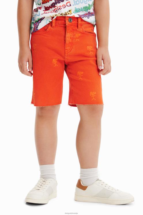 oblačila NFXLT1847 fant Desigual zdaj denim bermude