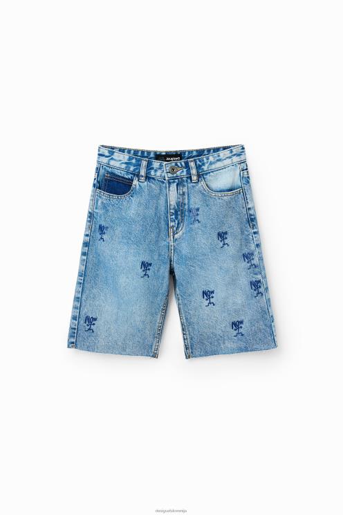 oblačila NFXLT1863 fant Desigual zdaj denim bermude