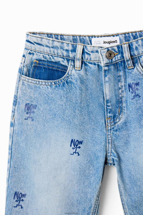 oblačila NFXLT1863 fant Desigual zdaj denim bermude