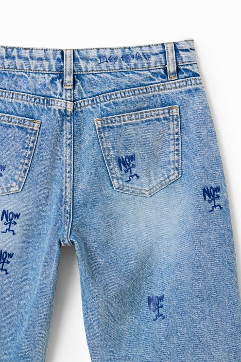 oblačila NFXLT1863 fant Desigual zdaj denim bermude