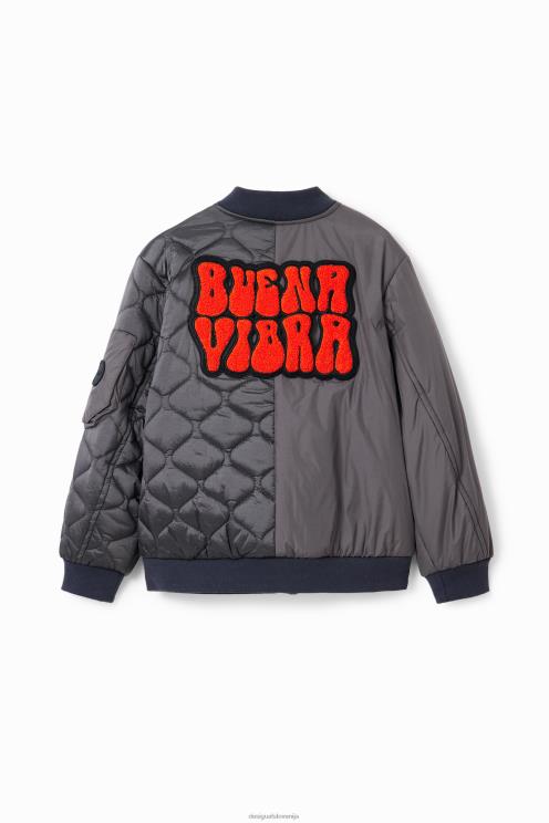 oblačila NFXLT1747 fant Desigual prešita krpana jakna