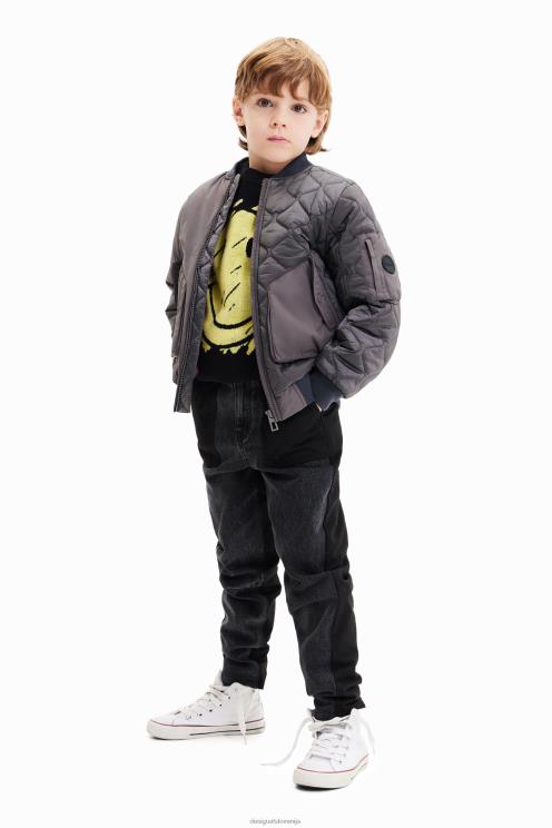 oblačila NFXLT1747 fant Desigual prešita krpana jakna