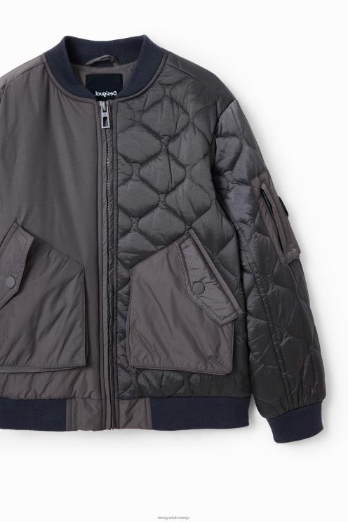 oblačila NFXLT1747 fant Desigual prešita krpana jakna