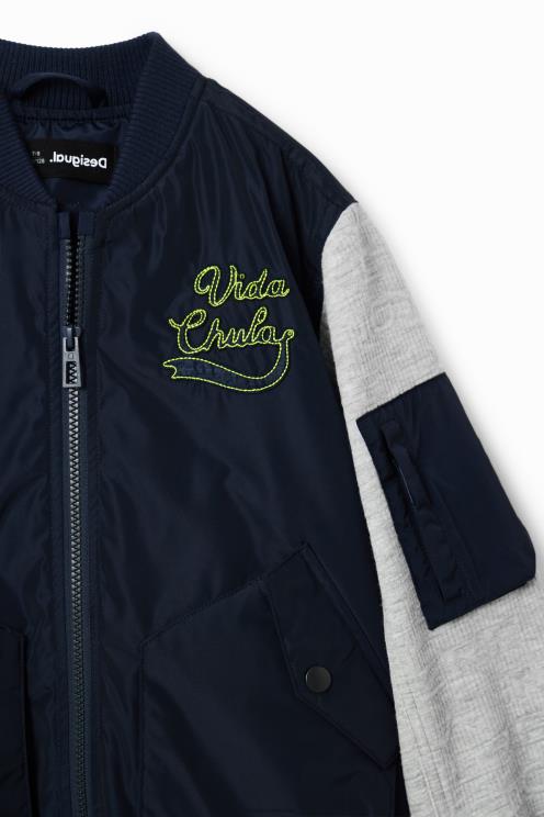 oblačila NFXLT1856 fant Desigual visokošolska bomber jakna