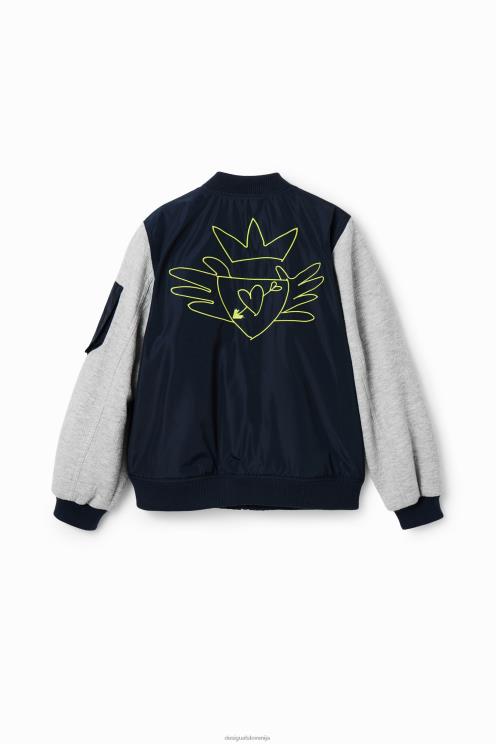 oblačila NFXLT1856 fant Desigual visokošolska bomber jakna