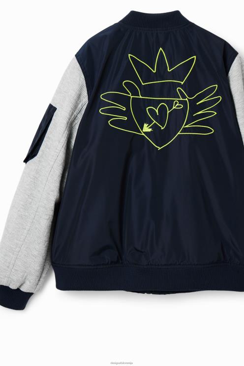 oblačila NFXLT1856 fant Desigual visokošolska bomber jakna