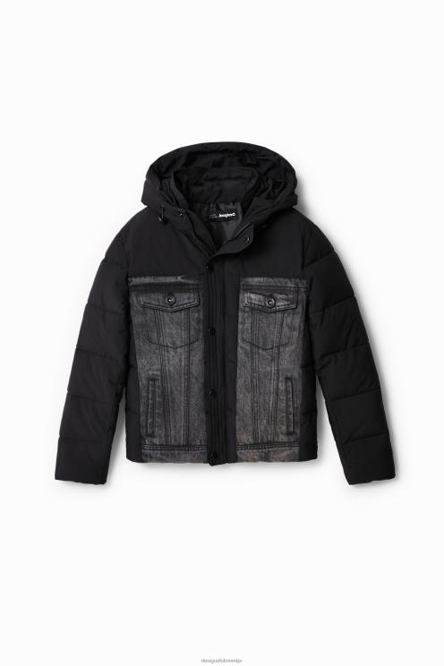 oblačila NFXLT1872 fant Desigual hibridna podložena jakna