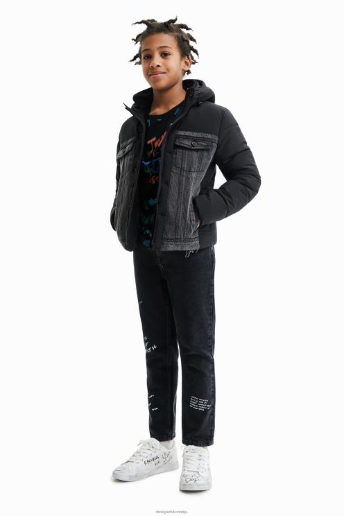 oblačila NFXLT1872 fant Desigual hibridna podložena jakna