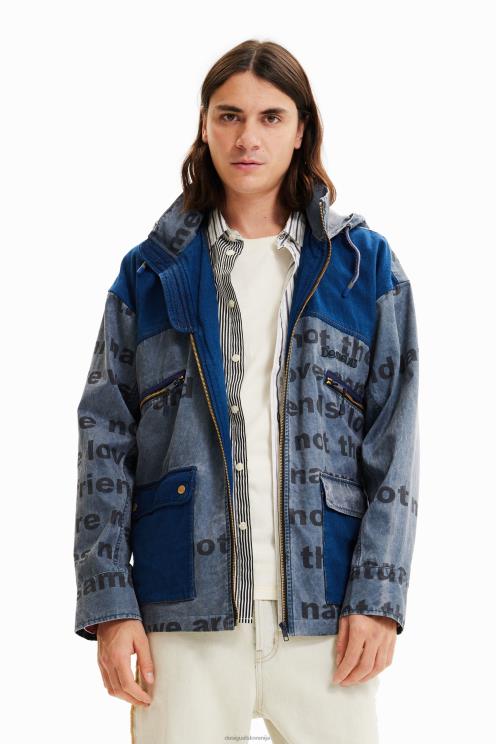 oblačila NFXLT1590 moški Desigual hibridna denim jakna