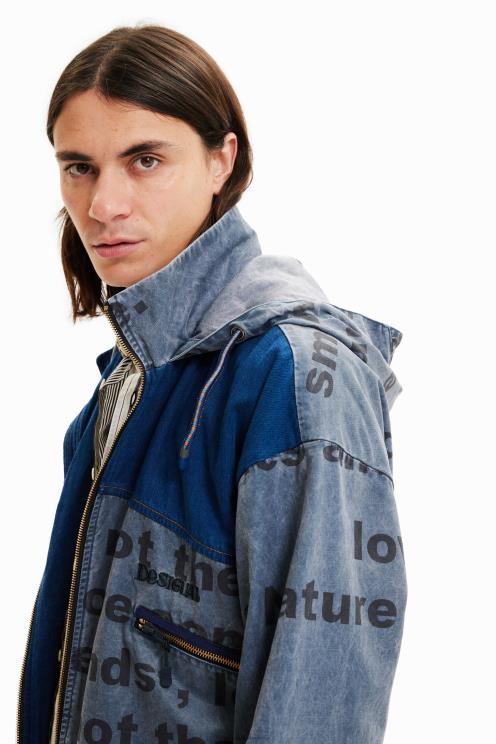 oblačila NFXLT1590 moški Desigual hibridna denim jakna