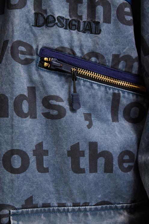 oblačila NFXLT1590 moški Desigual hibridna denim jakna